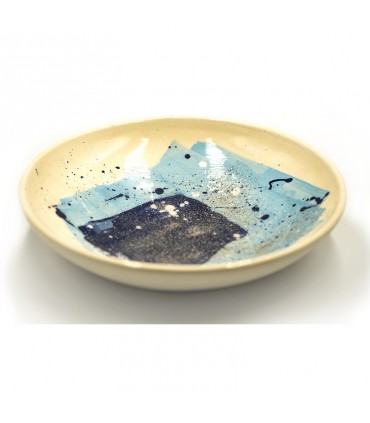 Charming ceramic handmade plate