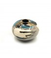 Abstract wheel thrown ceramic vase