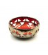 Gold-red ceramic bowl