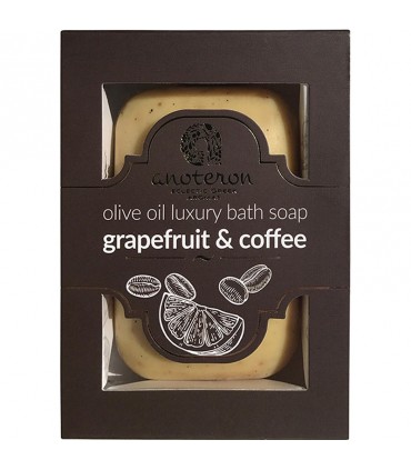 Kritinvest Olive oil soap with grapefruit & coffee