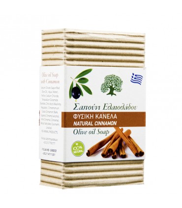 Elaa OLIVE OIL SOAP WITH CINNAMON SCENT, 85g
