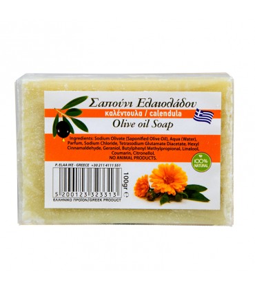 Elaa OLIVE OIL SOAP WITH RINGLED FLOWER SCENT, 100g