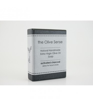 TheOliveSense Handmade Soap - Activated Charcoal, 50g