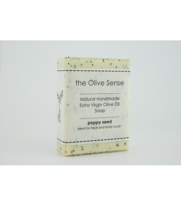 TheOliveSense Handmade Soap - Poppy seed, 50g