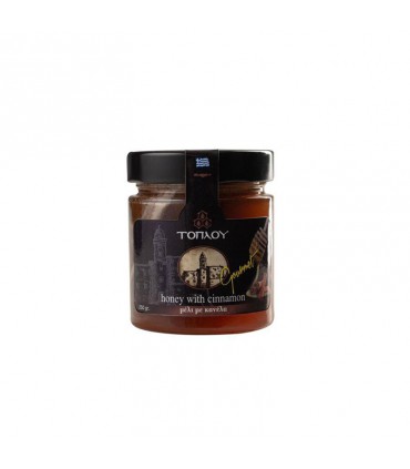 Savidakis "Toplou" honey with Ceylon cinnamon, 250g