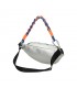 Silver Nobo kidney bag with large logo print