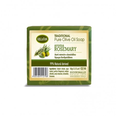 Pure Olive Oil Soap Rosemary 100g