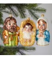Christmas baubles Holy Family