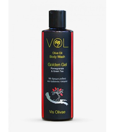 Shower gel - 250 ml - with pomegranate and green tea - VisOlivae