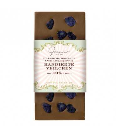 Chocolate candied violets