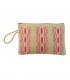 Red motif pouch