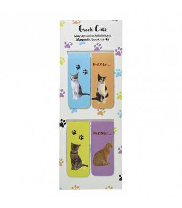 Cats - magnetic bookmark