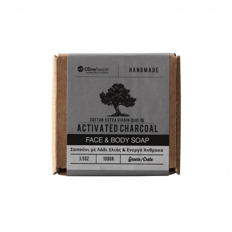 Face and body soap - activated charcoal 100g