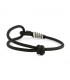 Constantin Maritime Bracelet made of sail rope, black