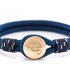 Constantin Maritime Bracelet made of sail rope, blue