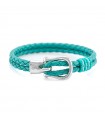 Constantin Maritime Leather Bracelet, Green