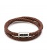 Constantin Maritime Leather Bracelet, Brown